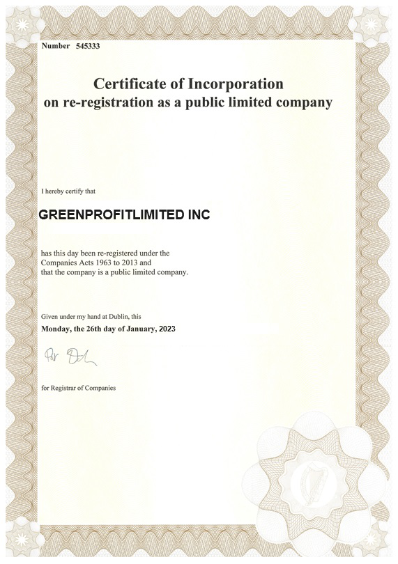 greenprofitlimited.com  certificate